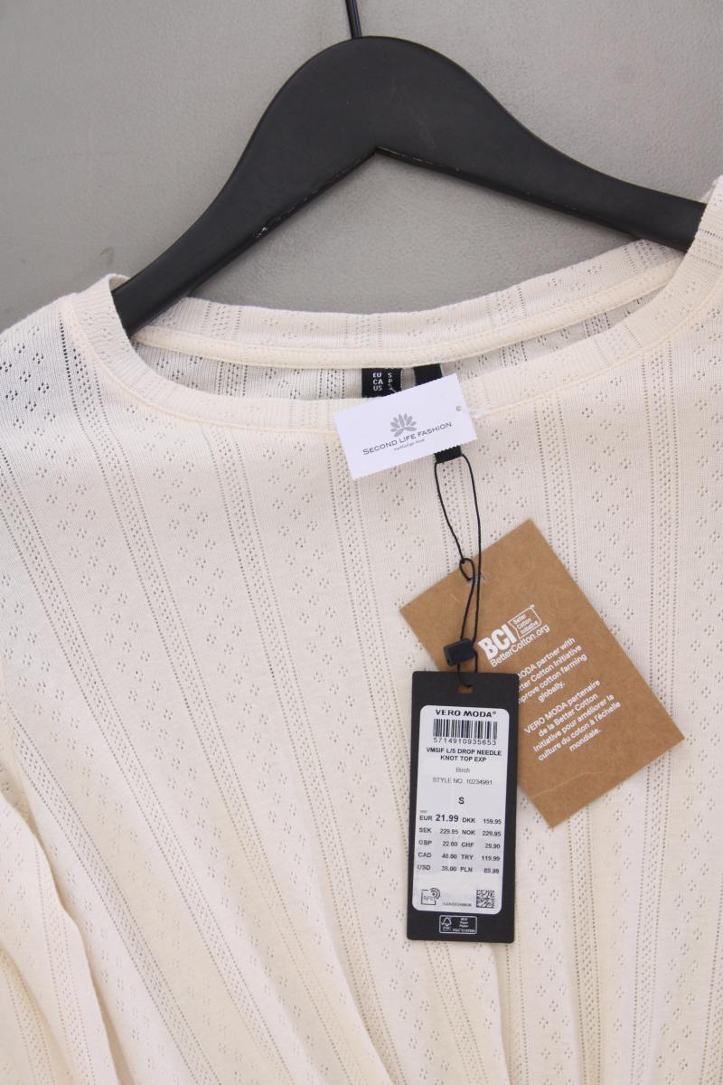 Vero Moda Langarmshirt Gr. S neu mit Etikett Neupreis: 21,99€! creme