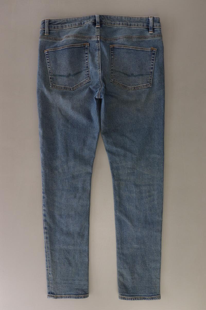 Asos Straight Jeans für Herren Gr. W32/L30 blau aus Baumwolle