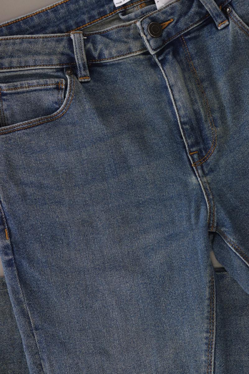 Asos Straight Jeans für Herren Gr. W32/L30 blau aus Baumwolle