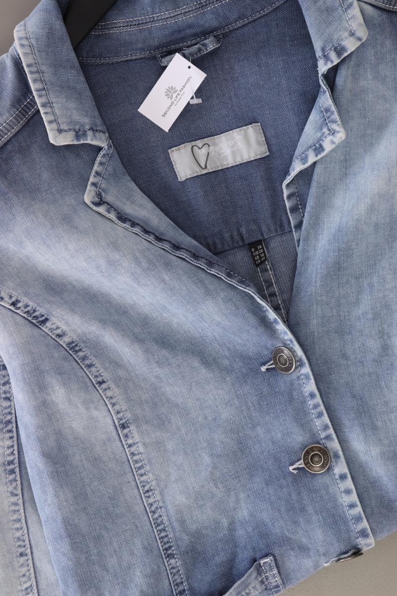 Kenny S. Jerseyblazer Gr. 36 blau aus Baumwolle