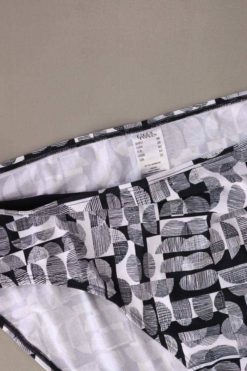 Ulla Popken Badehose Größe 58 weiß aus Polyester