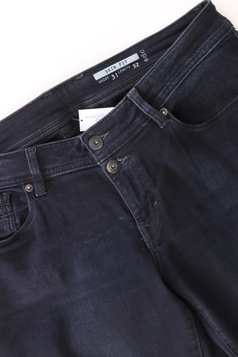 Esprit Straight Jeans Gr. W31/L32 blau aus Baumwolle