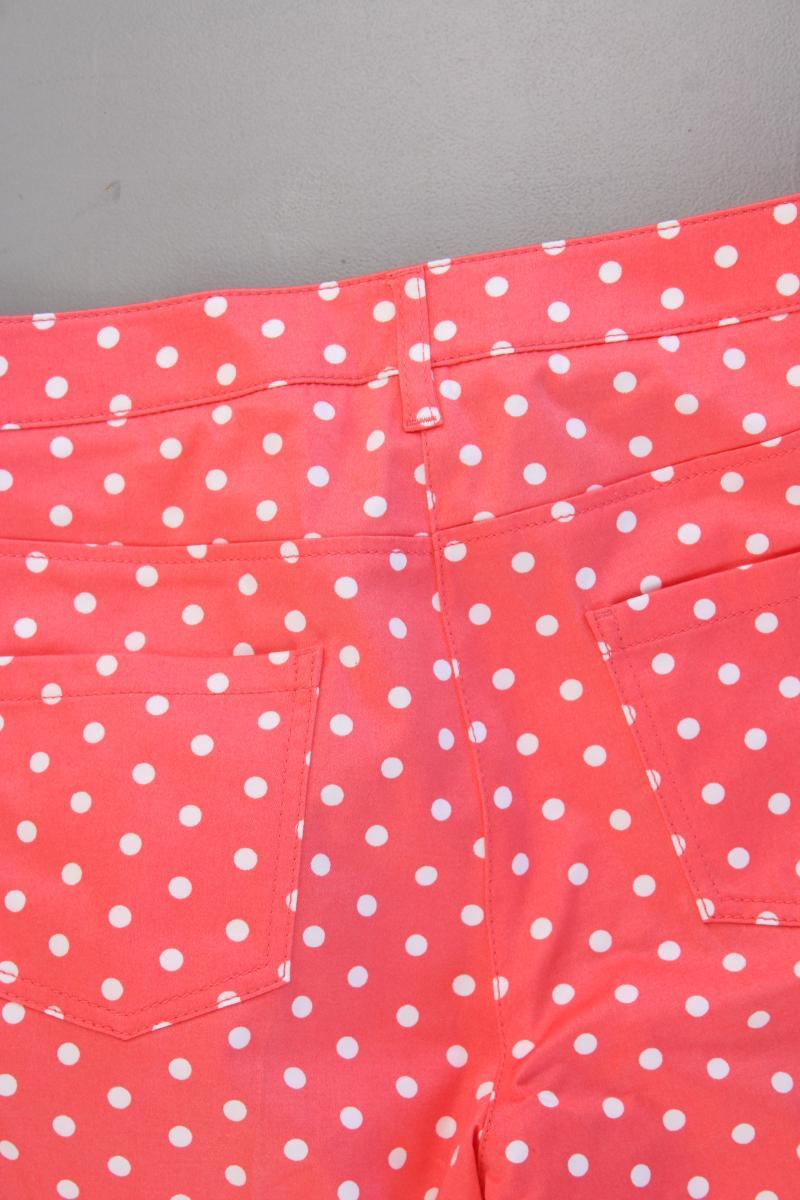 Madeleine 7/8 Hose Gr. Kurzgröße 19 gepunktet neuwertig pink aus Baumwolle