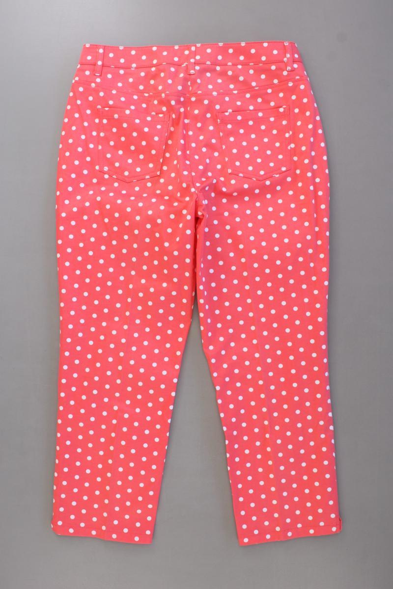 Madeleine 7/8 Hose Gr. Kurzgröße 19 gepunktet neuwertig pink aus Baumwolle
