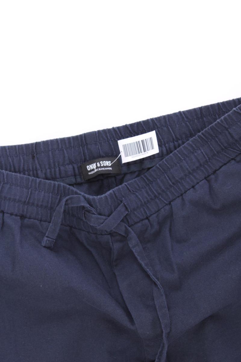ONLY & SONS Shorts Gr. L blau aus Baumwolle