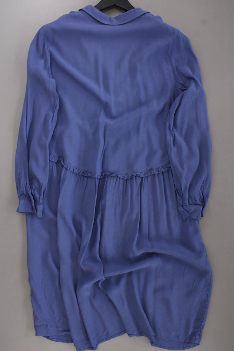 Esprit Langarmkleid Gr. 40 blau