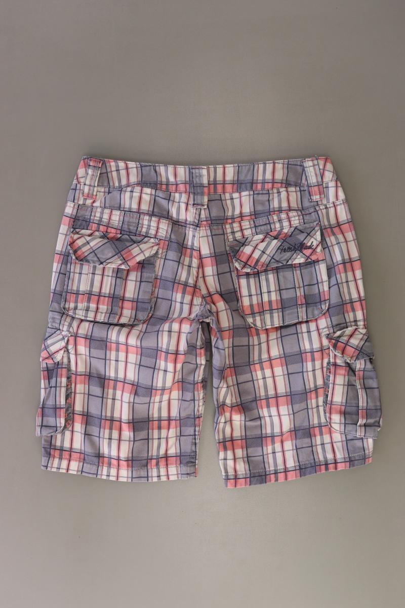 Fresh Made Cargoshorts Gr. XS kariert rosa aus Baumwolle