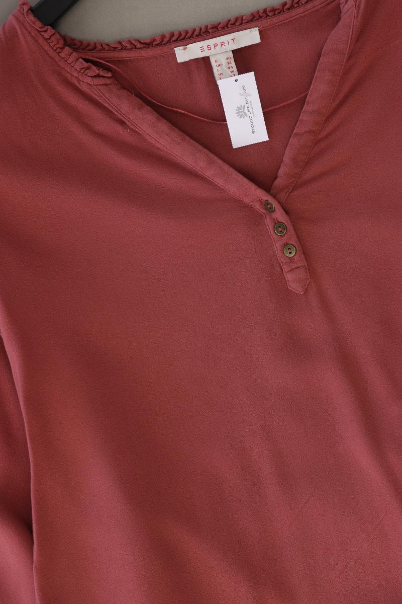 Esprit Langarmbluse Gr. 40 rot