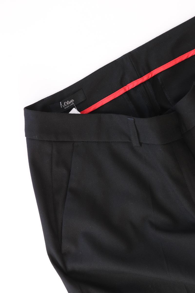 s.Oliver Black Label Anzughose Gr. 40 schwarz aus Polyester