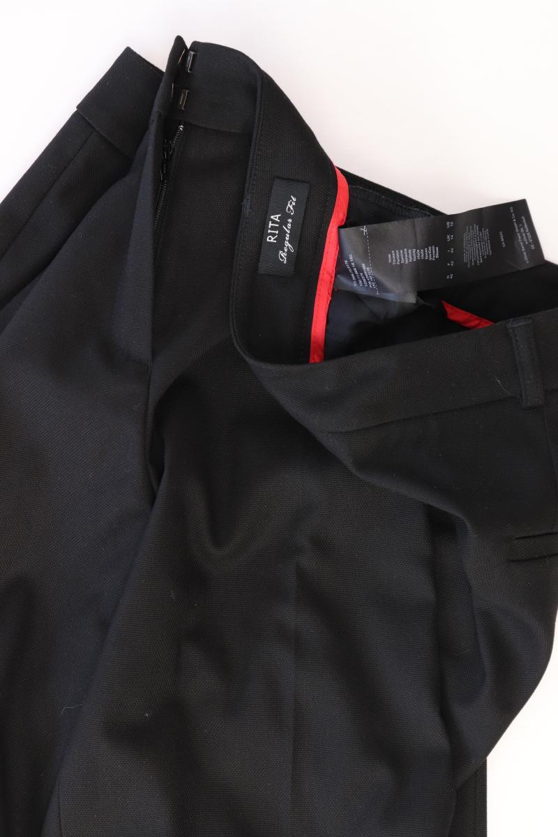 s.Oliver Black Label Anzughose Gr. 40 schwarz aus Polyester