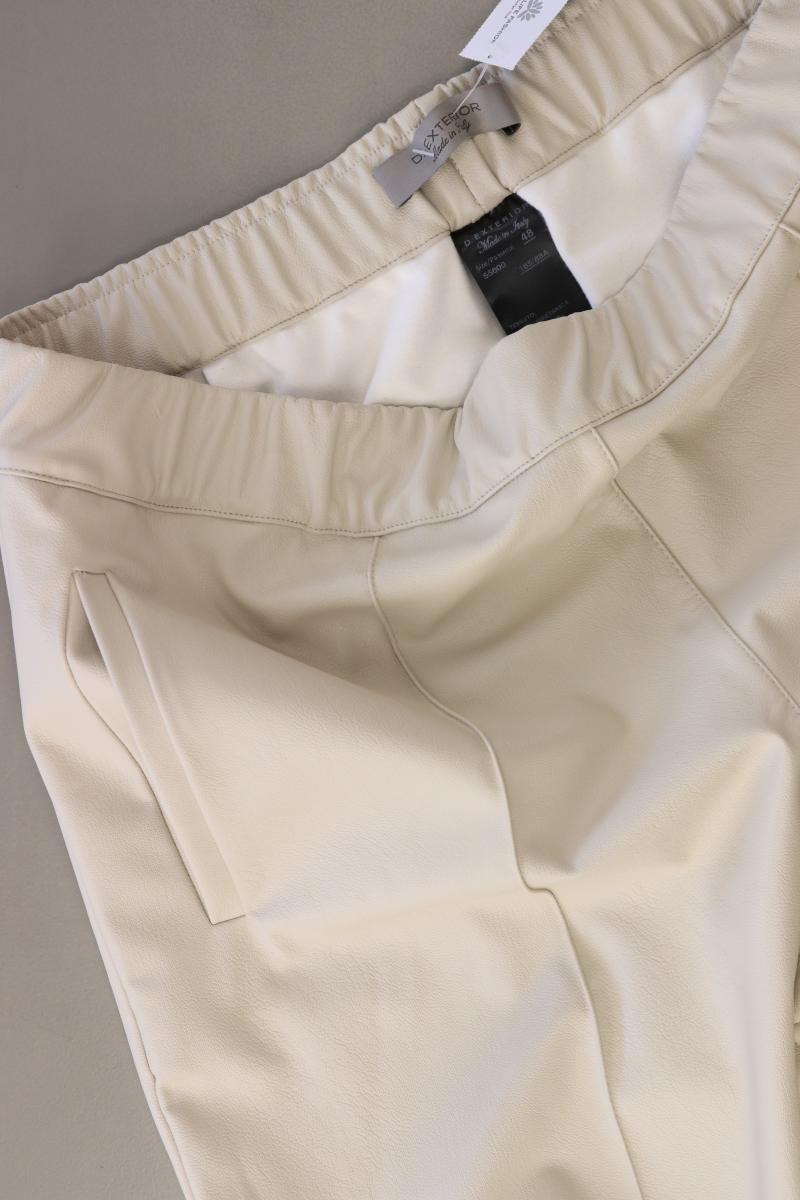 D.Exterior Stoffhose Gr. IT 48 (L) creme aus Polyurethan
