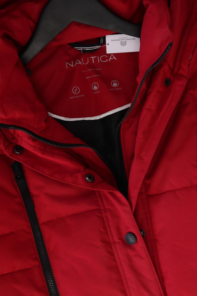 Nautica Kapuzenjacke Gr. L rot aus Polyester