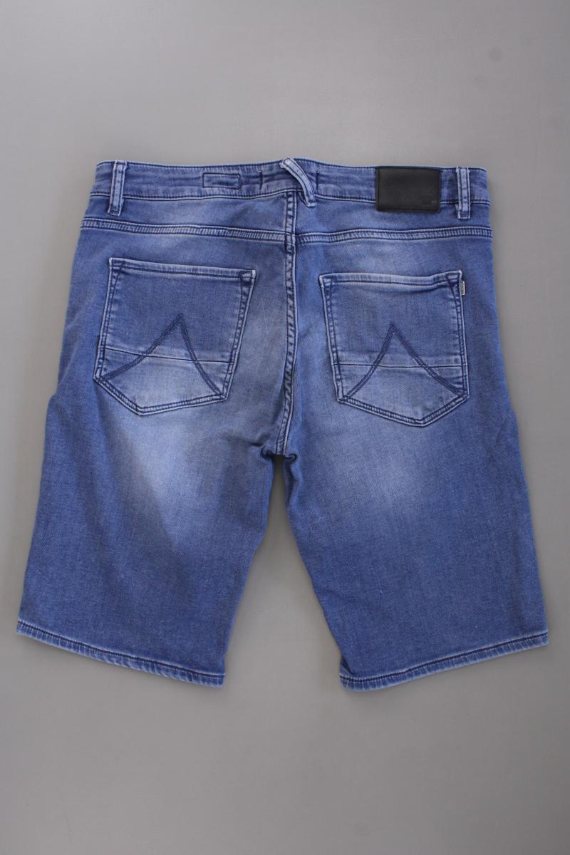 AMERICA TODAY Jeansshorts für Herren Gr. L blau aus Baumwolle