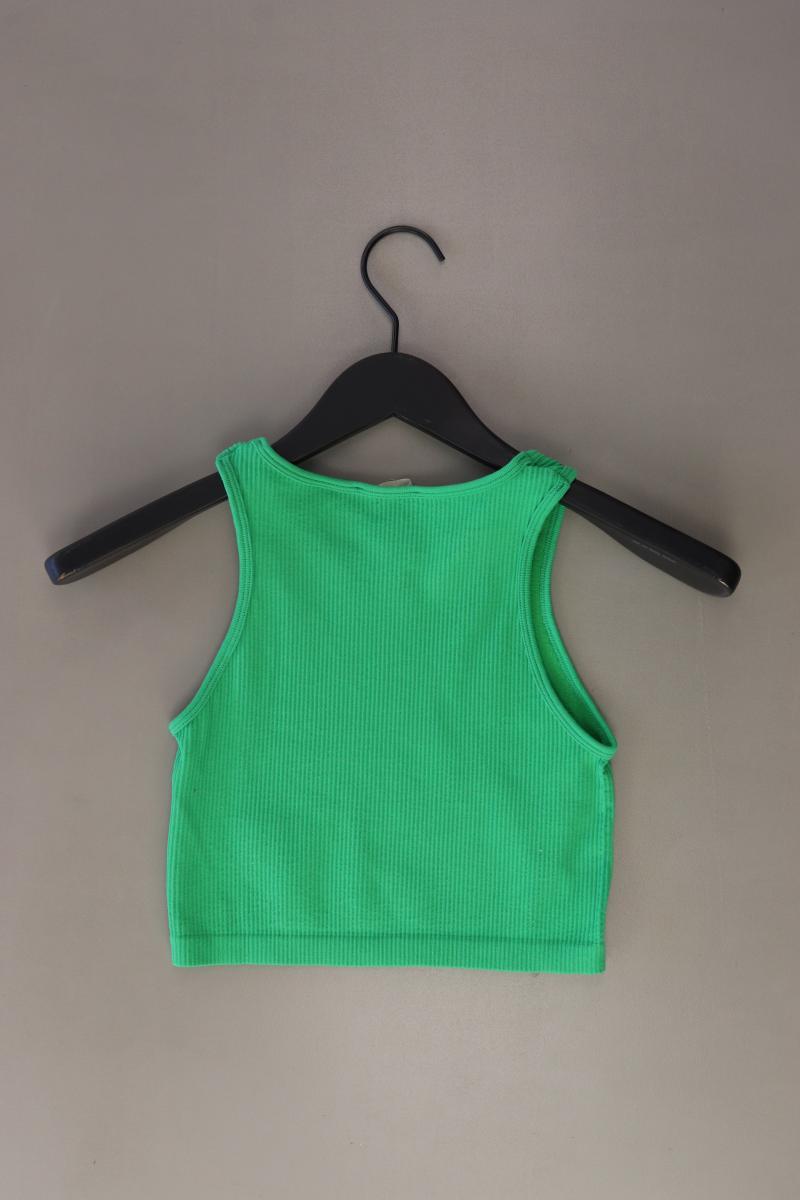Pull&Bear Crop Top Gr. XS/s grün aus Polyester