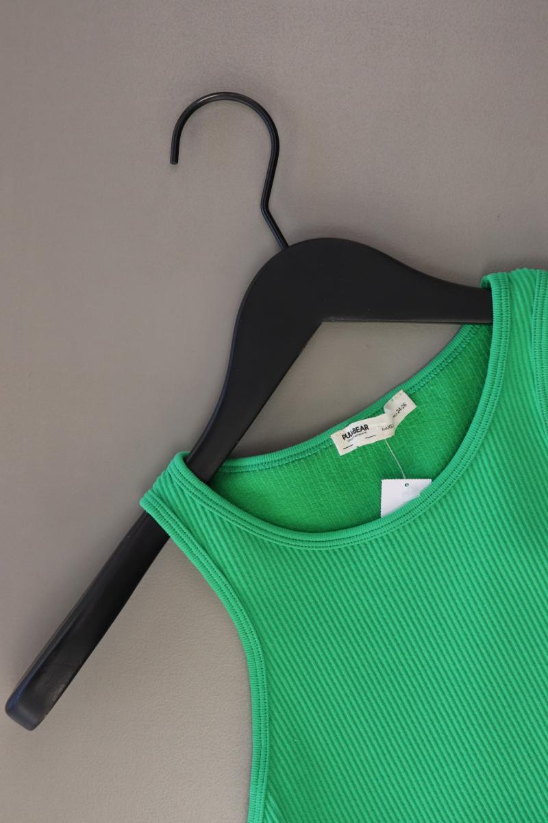Pull&Bear Crop Top Gr. XS/s grün aus Polyester