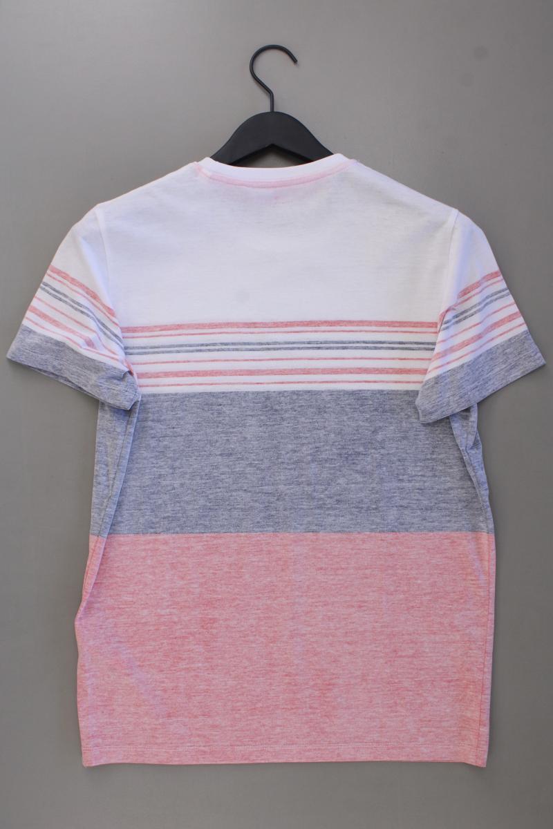 Tom Tailor T-Shirt für Herren Gr. S Kurzarm mehrfarbig aus Baumwolle