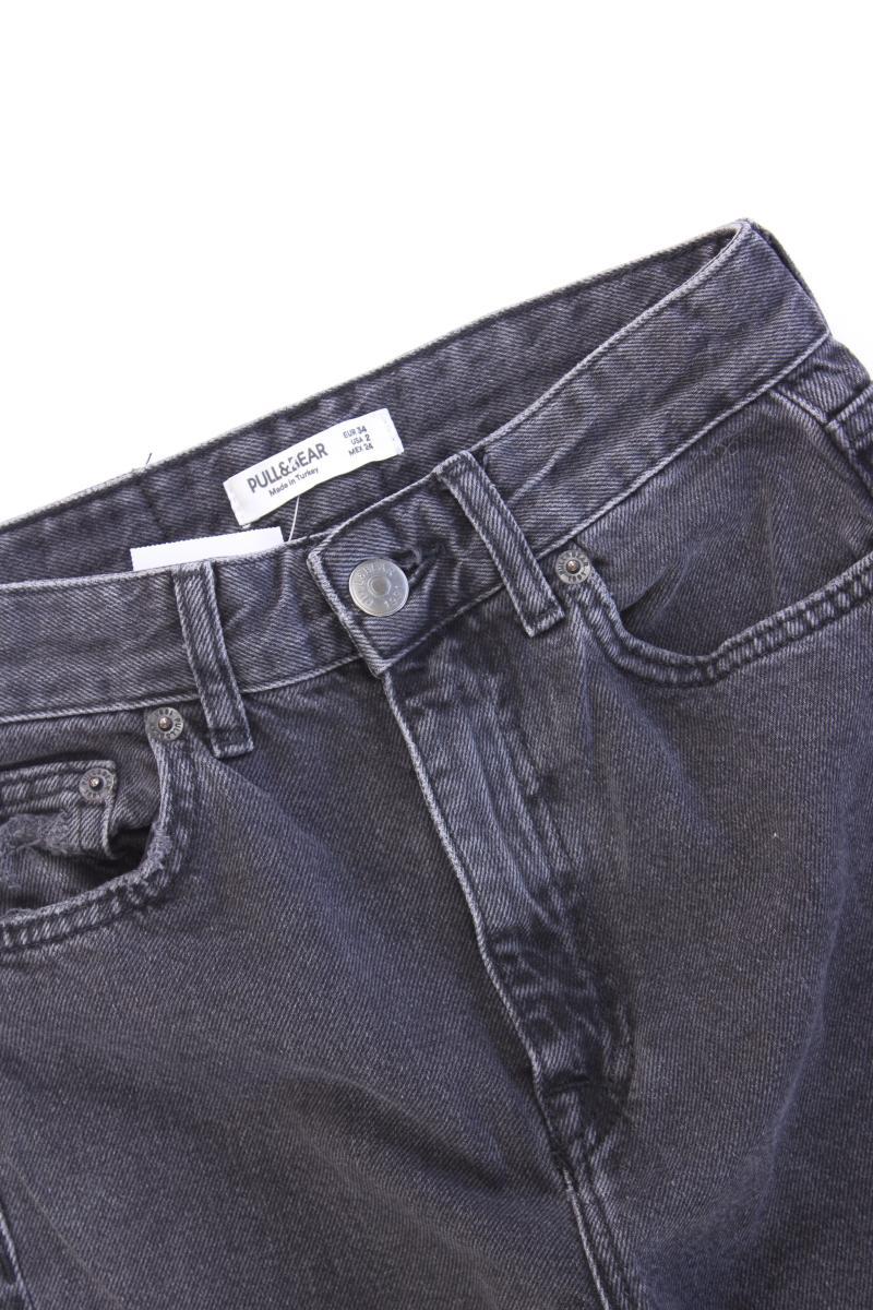 Pull&Bear Mom Jeans Gr. 34 grau