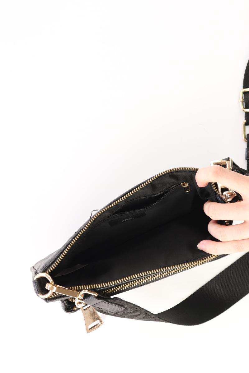 River Island Umhängetasche schwarz aus Kunstleder