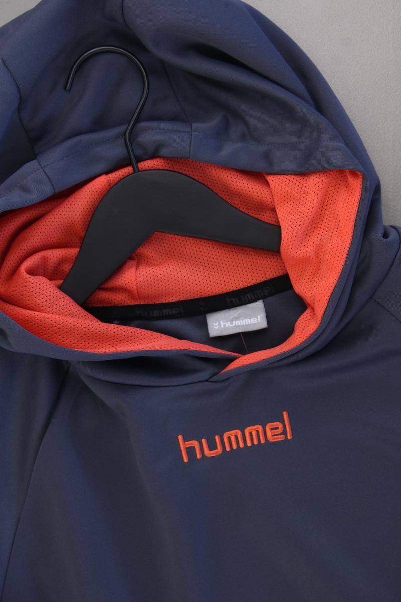 hummel Hoodie für Herren Gr. XL neuwertig grau aus Polyester