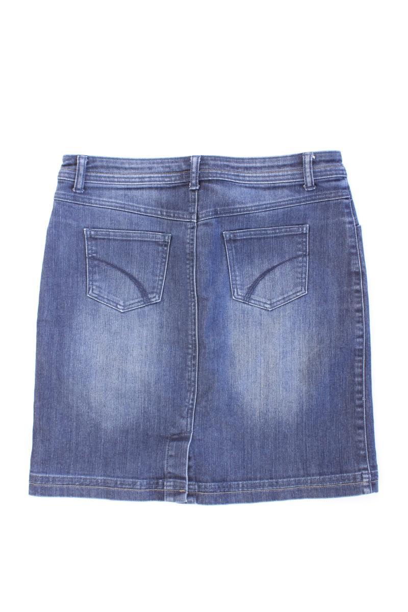 Zero Jeansrock Gr. 40 blau aus Baumwolle