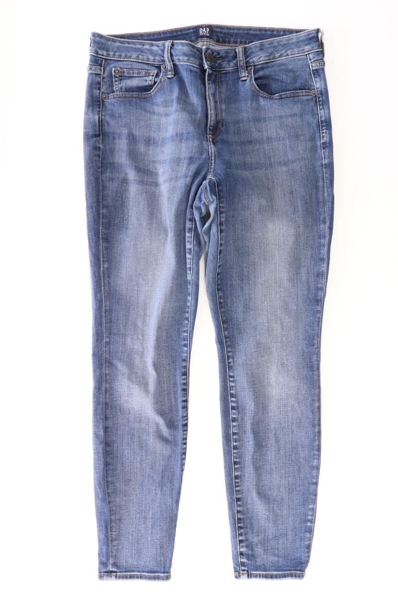 GAP Skinny Jeans Gr. W32 blau aus Baumwolle
