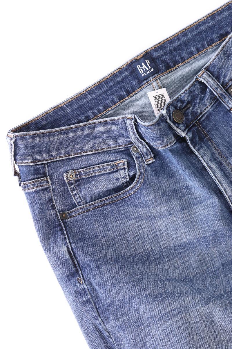 GAP Skinny Jeans Gr. W32 blau aus Baumwolle