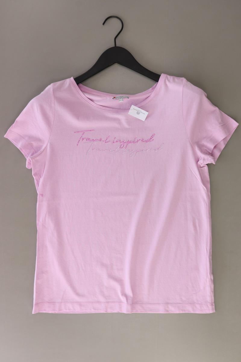 Street One T-Shirt Gr. 38 Kurzarm rosa aus Baumwolle