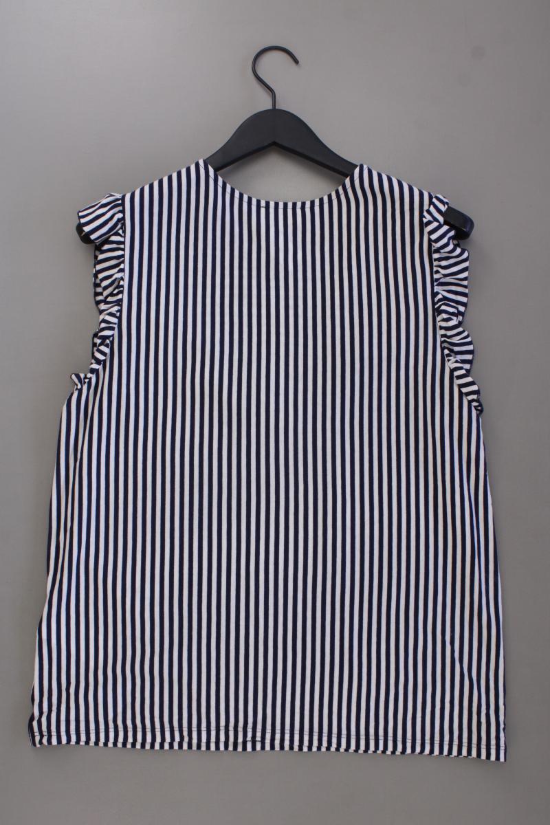 Maison 123 Paris Ringelshirt Gr. XL gestreift Ärmellos blau aus Baumwolle