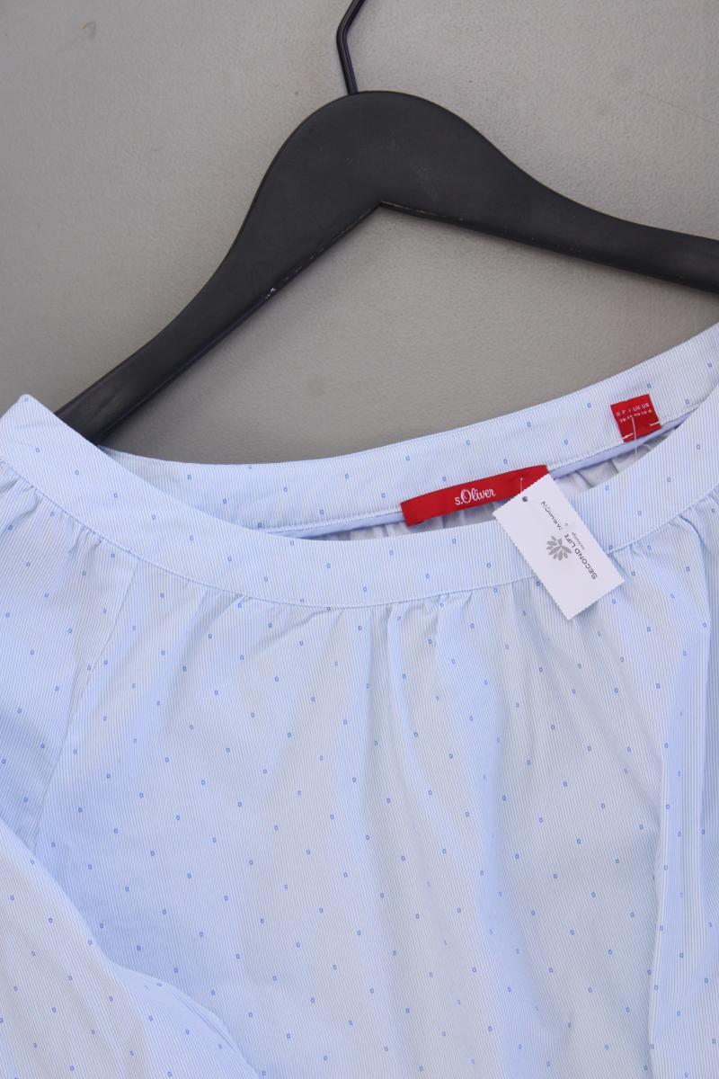 s.Oliver Classic Bluse Gr. 36 neuwertig 3/4 Ärmel blau aus Baumwolle