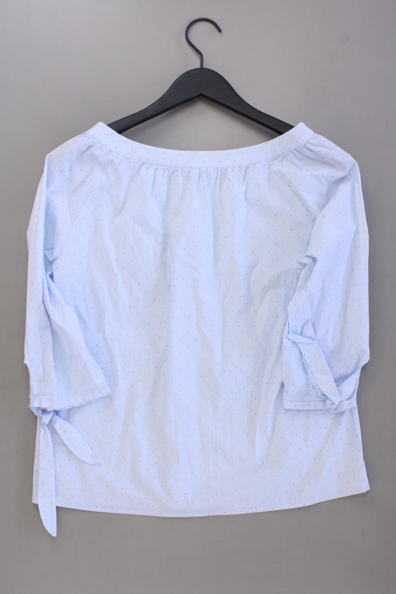 s.Oliver Classic Bluse Gr. 36 neuwertig 3/4 Ärmel blau aus Baumwolle