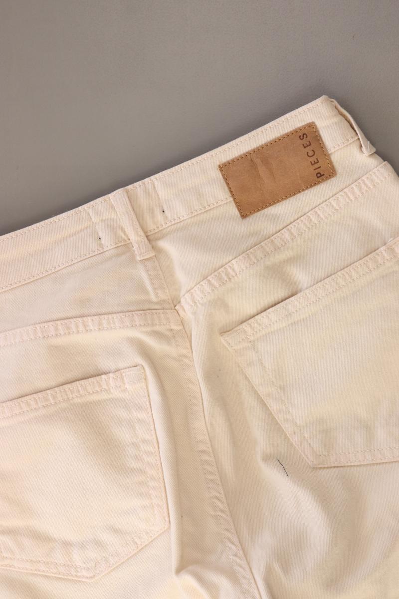 Pieces Mom Jeans Gr. M creme aus Baumwolle