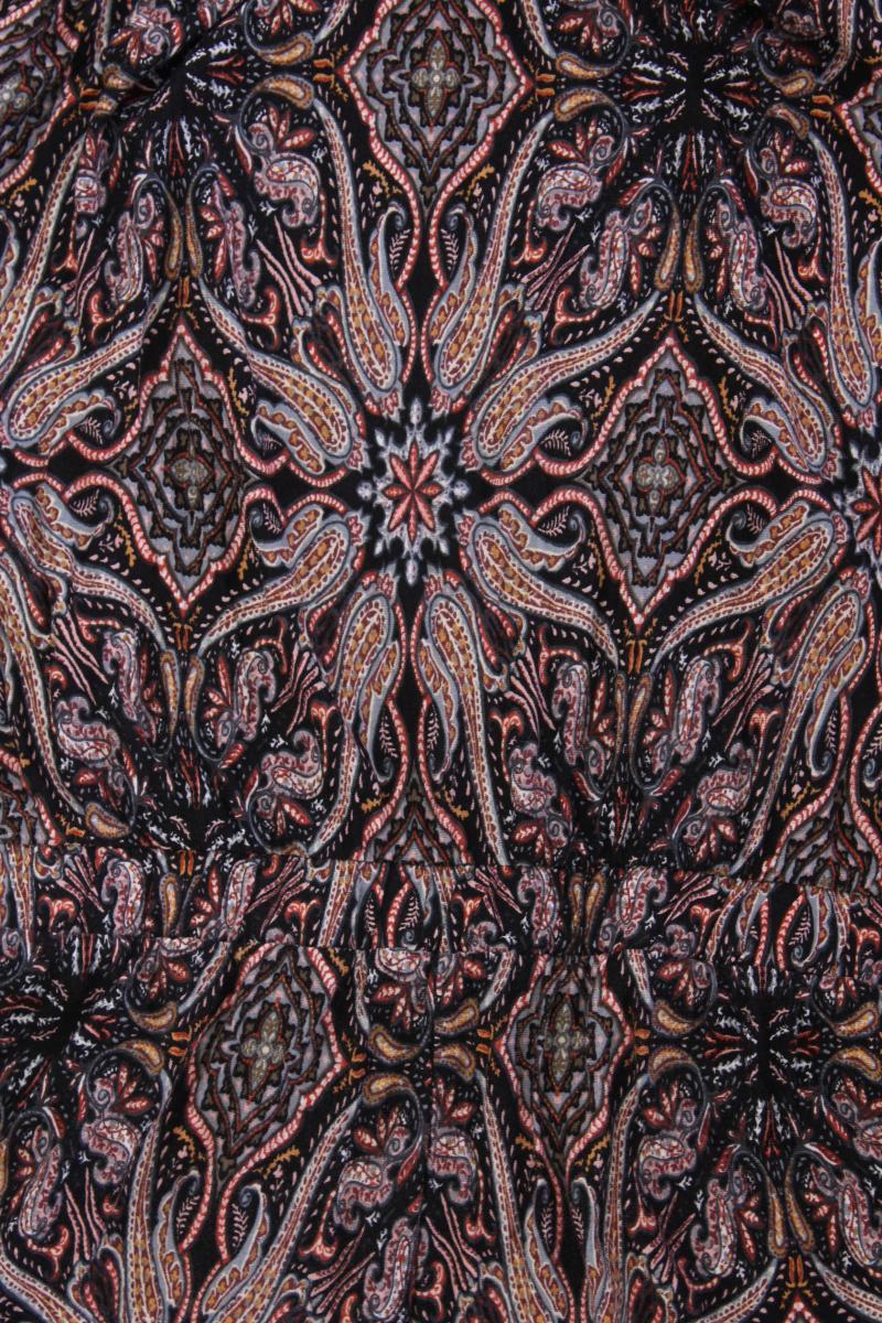 Lascana Kurzer Jumpsuit Gr. 38 mit Paisleymuster grau aus Viskose