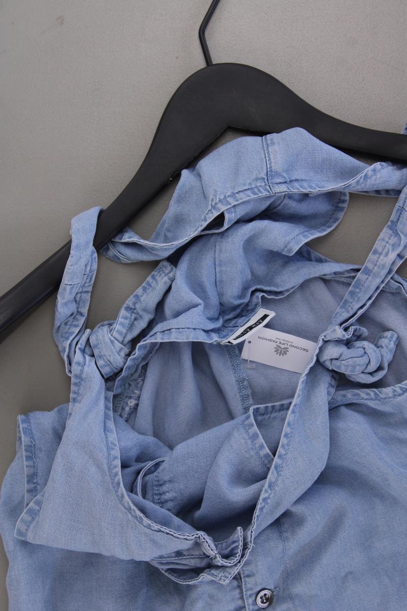 Noisy May Kurzer Jumpsuit Gr. S blau aus Lyocell