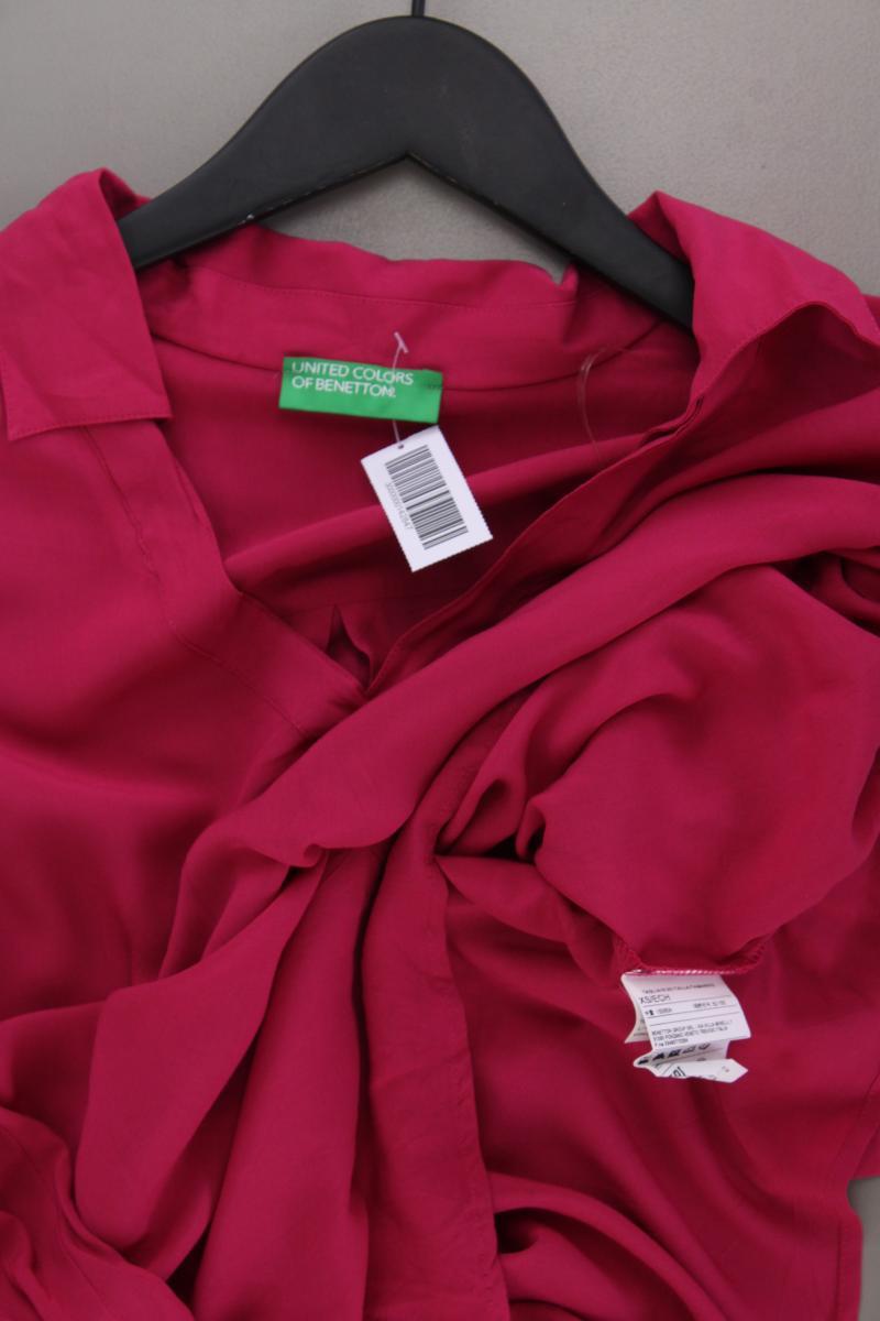 United Colors of Benetton Langarmbluse Gr. XS pink aus Viskose