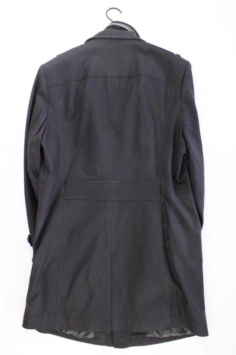 Ledermantel für Herren Gr. 56 Vintage schwarz