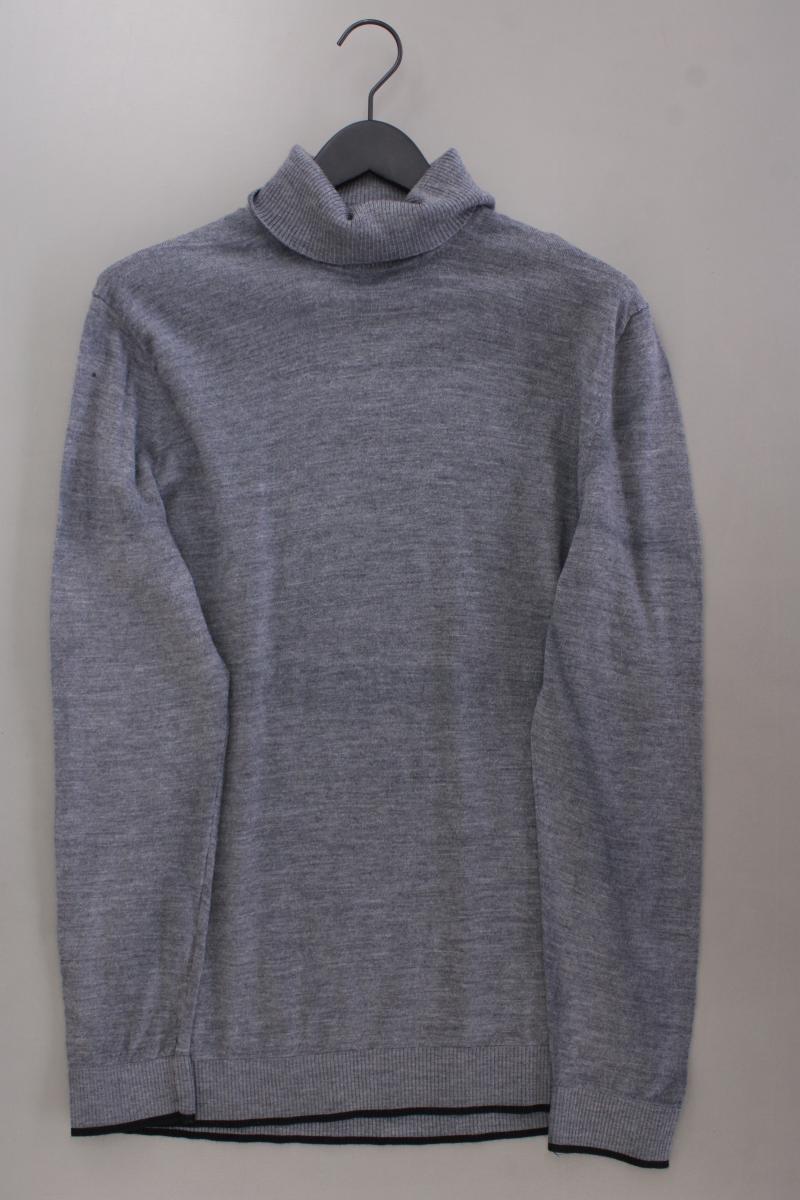 s.Oliver Rollkragenpullover für Herren Gr. XXL grau aus Wolle