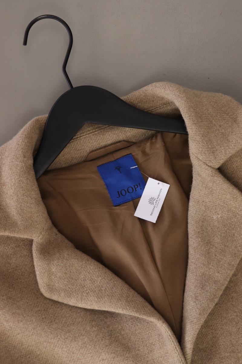 Joop! Wollmantel Gr. 42 creme aus Schurwolle