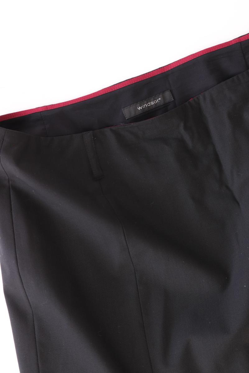 Windsor Wollrock Gr. 42 schwarz aus Schurwolle