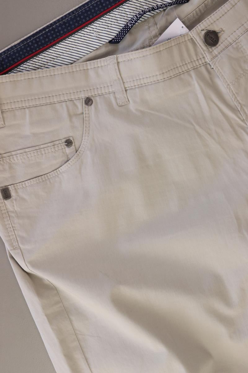 Brax Five-Pocket-Hose für Herren Gr. 58 creme aus Baumwolle