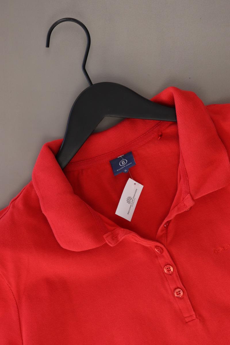 Bogner Jeans Poloshirt Gr. XL Kurzarm rot aus Baumwolle