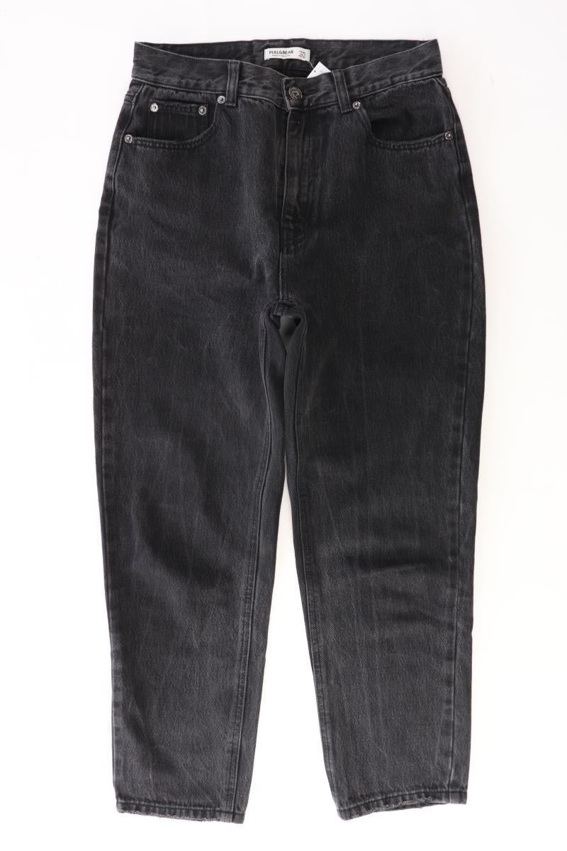 Pull&Bear Mom Jeans Gr. 40 schwarz aus Baumwolle