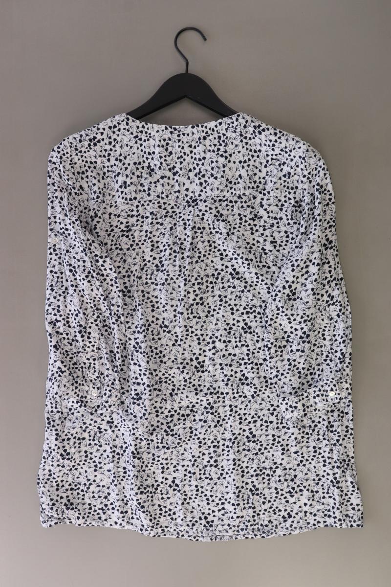 Street One Regular Bluse Gr. 42 3/4 Ärmel grau aus Viskose