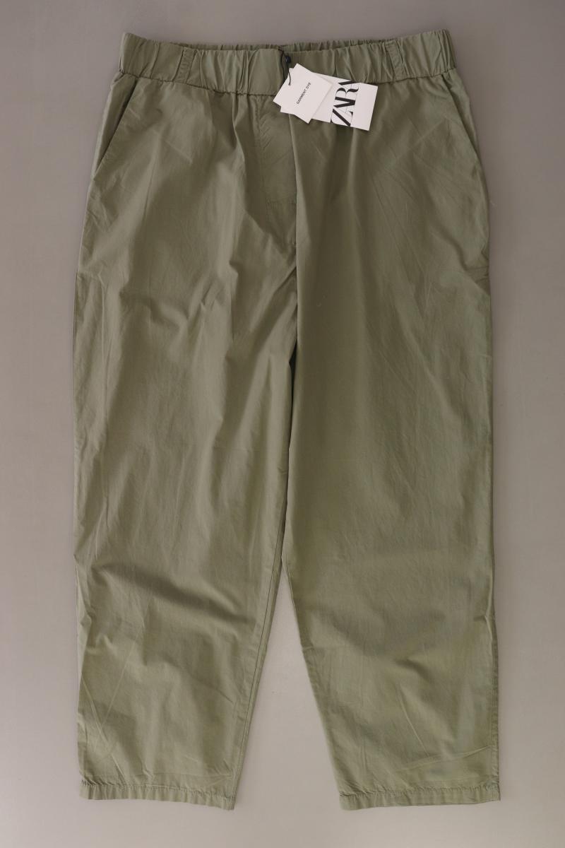 Zara Stoffhose Gr. L neu mit Etikett Neupreis: 39,99€! olivgrün aus Baumwolle