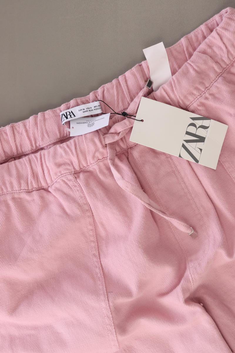 Zara Hose Gr. XL neu mit Etikett Neupreis: 29,95€! rosa aus Baumwolle