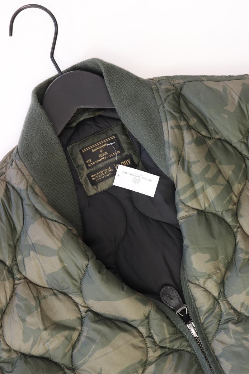 Superdry Bomberjacke für Herren Gr. XL camouflage olivgrün aus Nylon