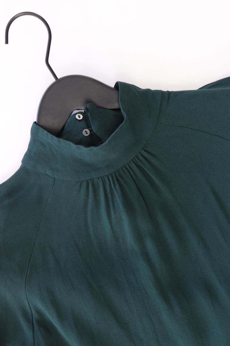 Massimo Dutti Langarmkleid Gr. 38 grün aus Acetat