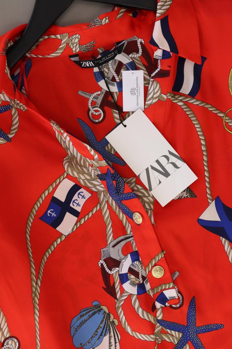 Zara Langarmbluse Gr. L neu mit Etikett Neupreis: 29,95€! rot aus Polyester