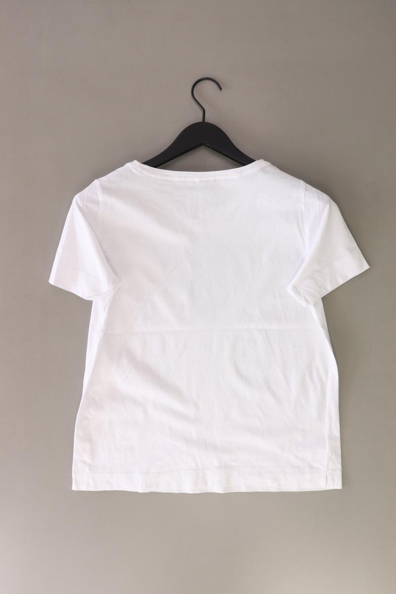 Street One Printshirt Gr. 38 Kurzarm weiß aus Baumwolle