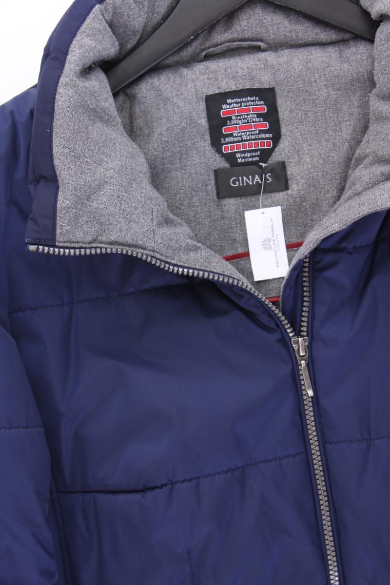 GINA S Kurzmantel Gr. 44 blau aus Polyester