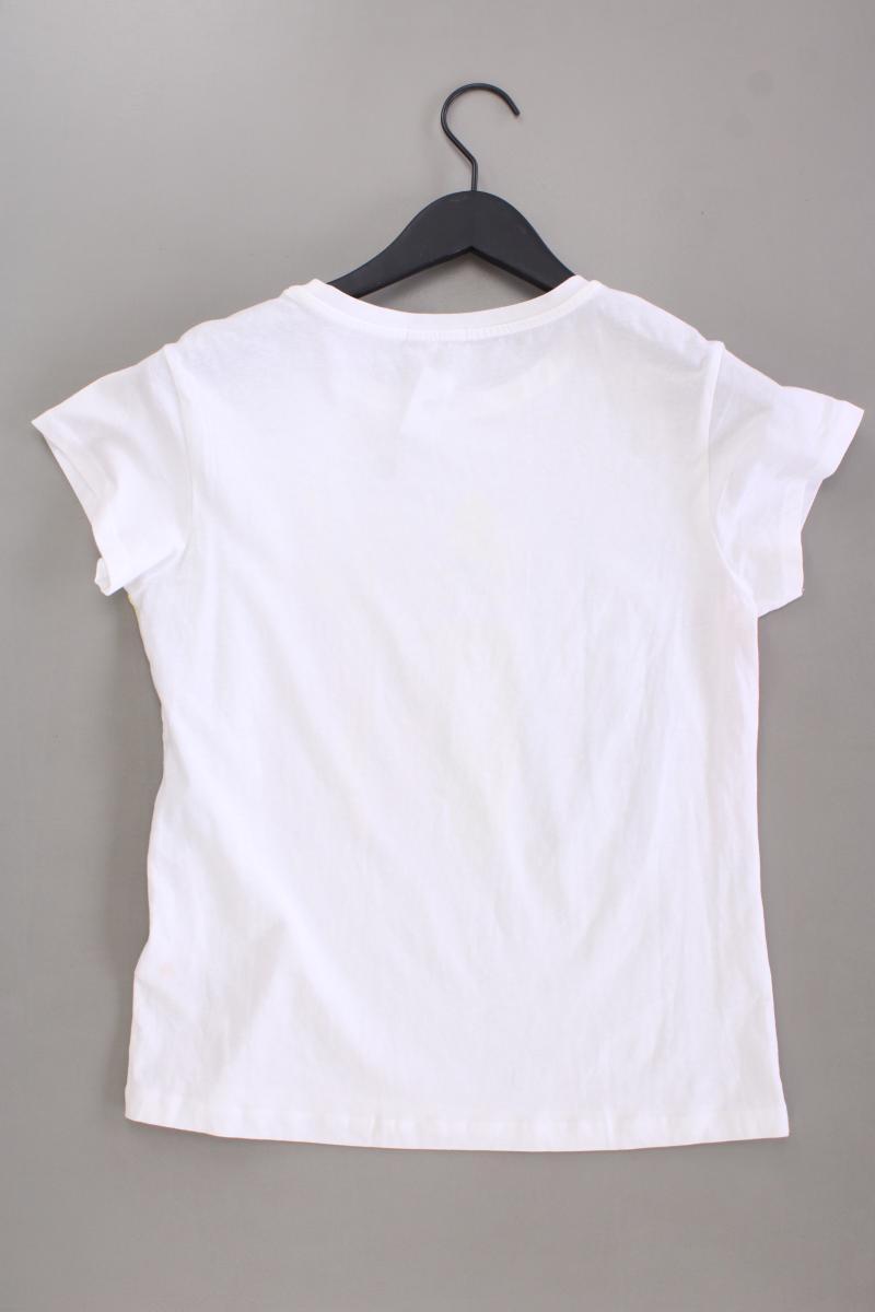 Timezone Printshirt Gr. XS neuwertig Kurzarm weiß aus Baumwolle